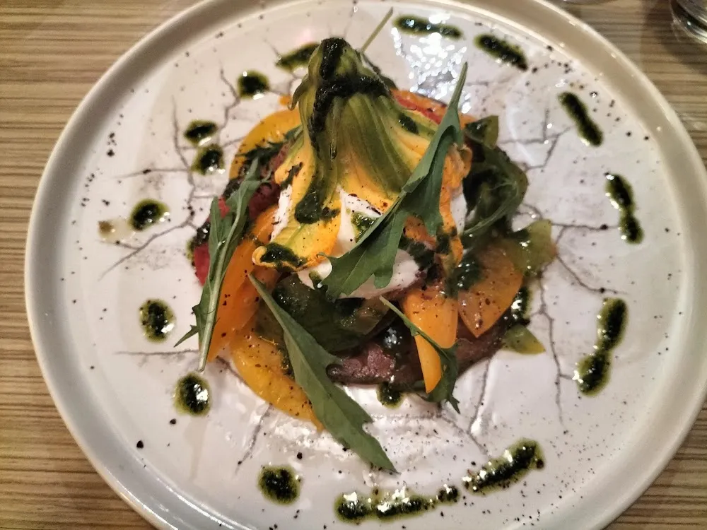 Meli Mélo Tomate Et Fleurs de Courgette Farcie A la Tome